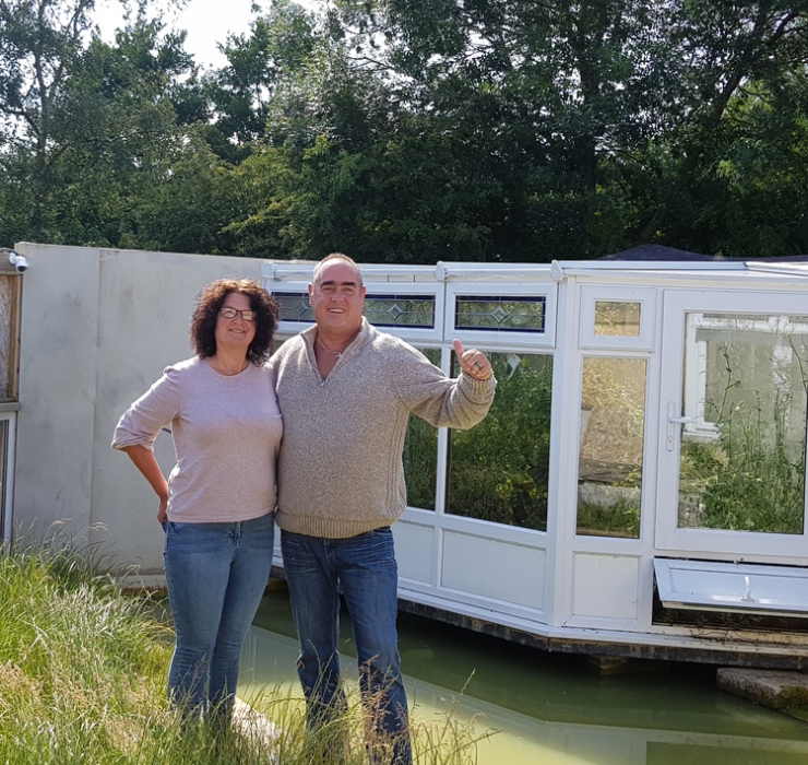 Kane & Elaine, owners of CAKES Alligators